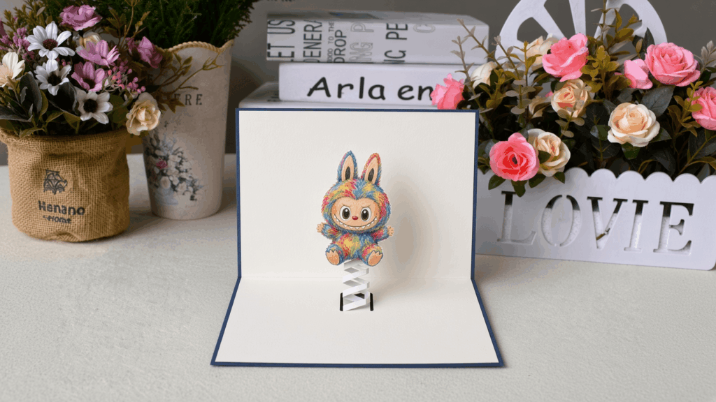 3D Labubu Birthday Card That Brings a Surprise Smile
