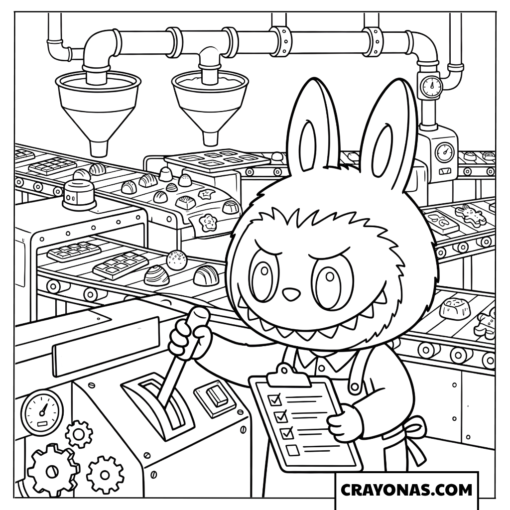 Labubu Chocolate Adventure Printables