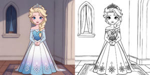 ft - elsa coloring pages ft