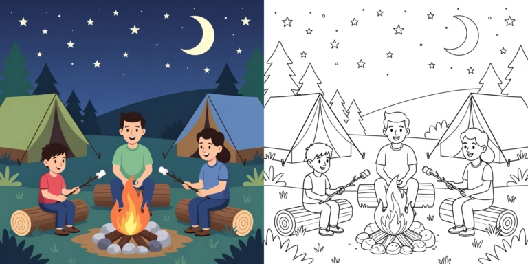 summer nature coloring pages ft