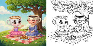 ft - Ballerina Cappuccina Coloring Pages