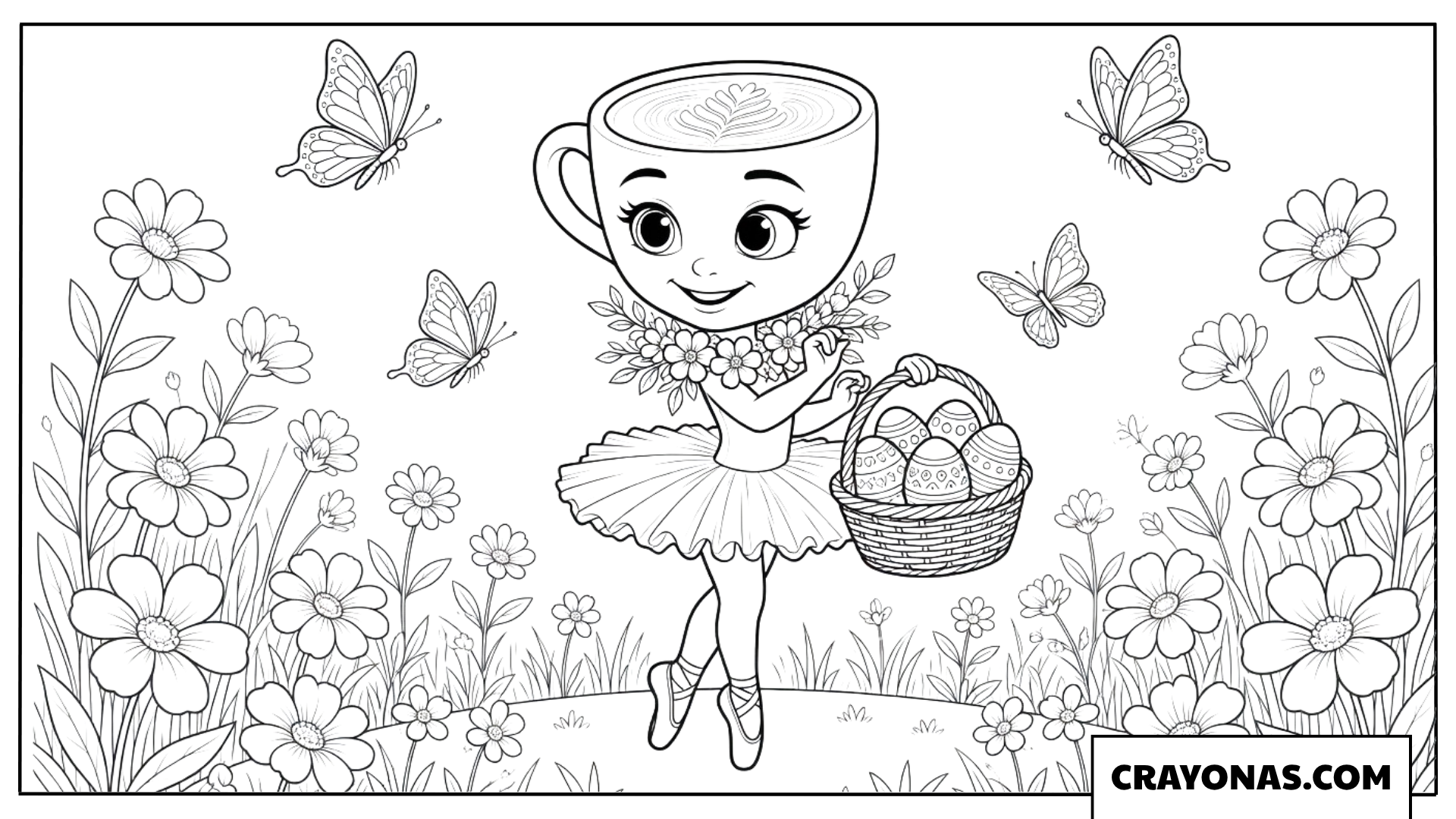 Ballerina Cappuccina Easter Scene
