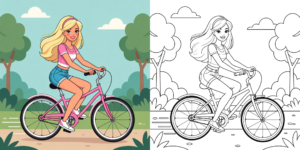 ft - Barbie Coloring Pages ft