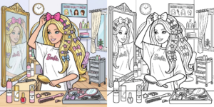 Barbie Fashion Coloring ft - Barbie Fashion Coloring ft