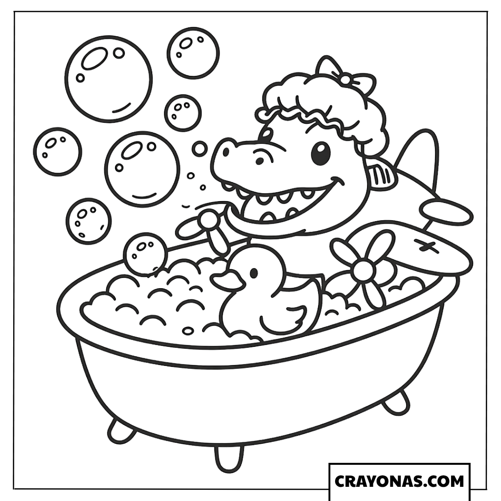 Bombardiro Crocodilo Bubble Bath