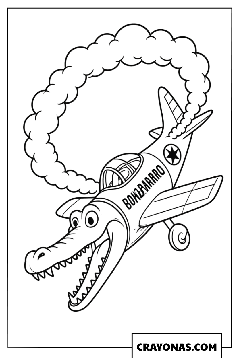 Bombardiro Crocodilo Smoke Trail