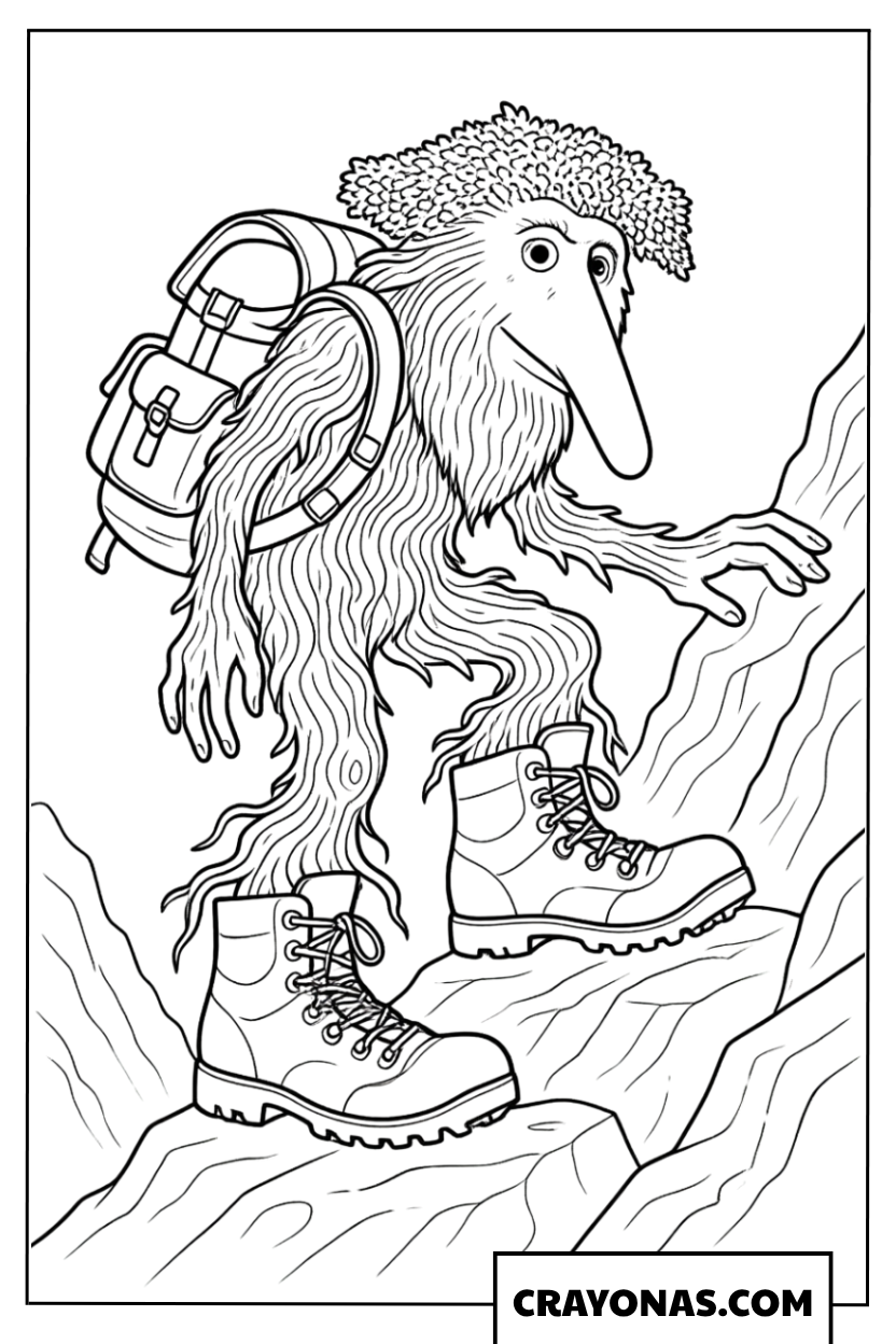 Explorer Brr Brr Patapim Coloring Page