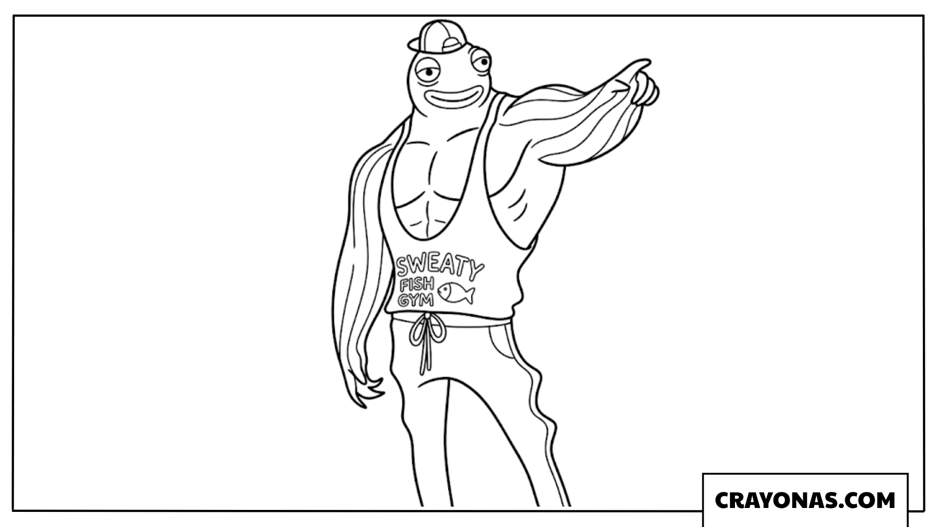 Fishstick Skin Coloring Page