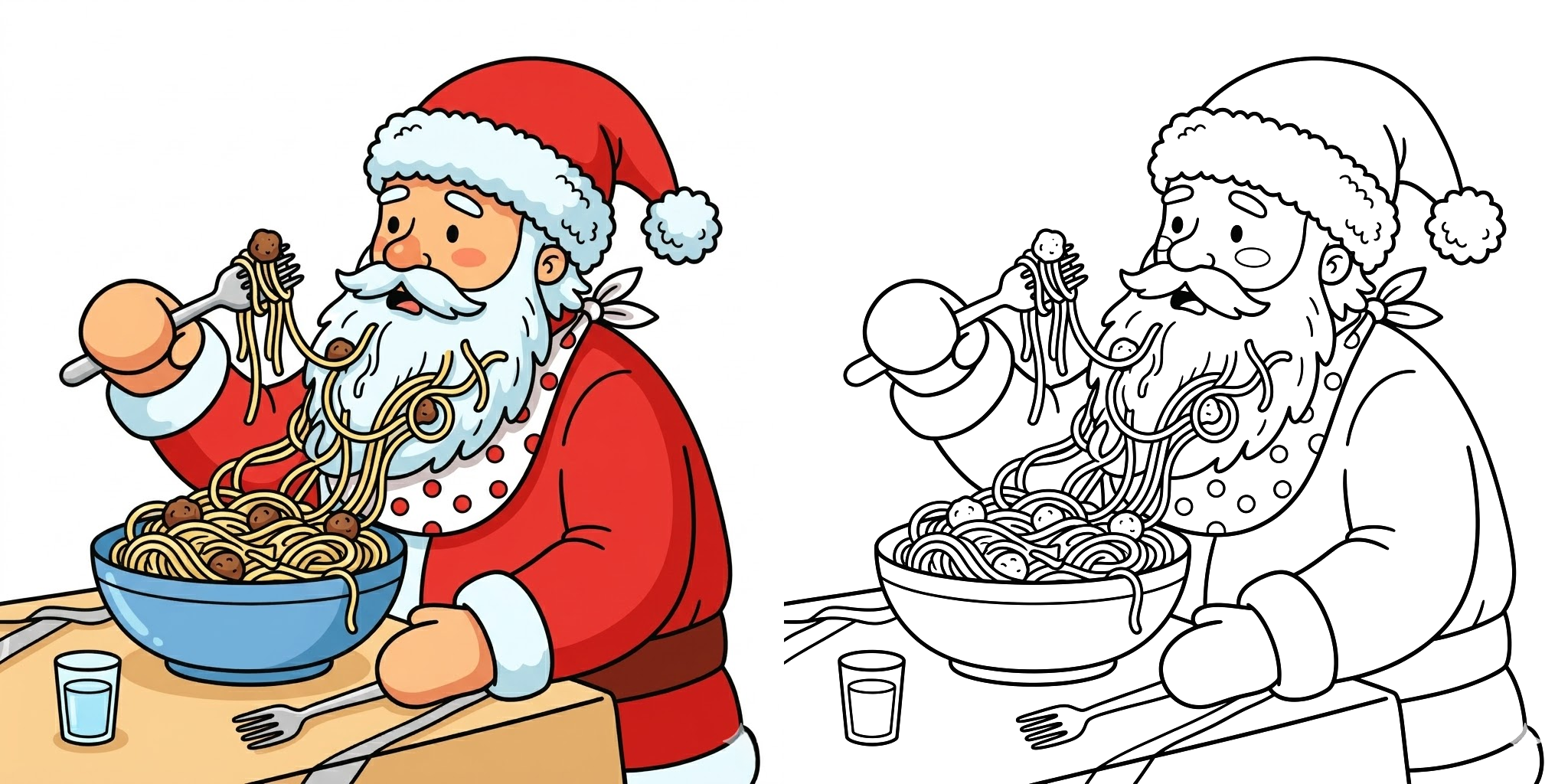 Funny Santa Claus Coloring ft - Funny Santa Claus Coloring ft