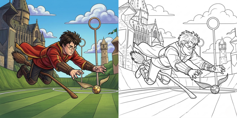 Harry Potter Coloring Pages ft - Harry Potter Coloring Pages ft