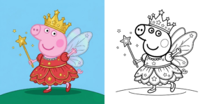 Peppa Pig Coloring Pages ft - 2