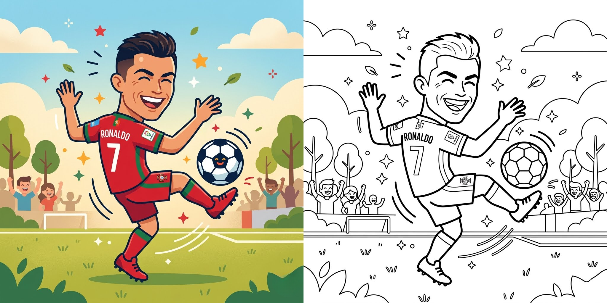 Ronaldo Coloring Pages ft - Ronaldo Coloring Pages ft