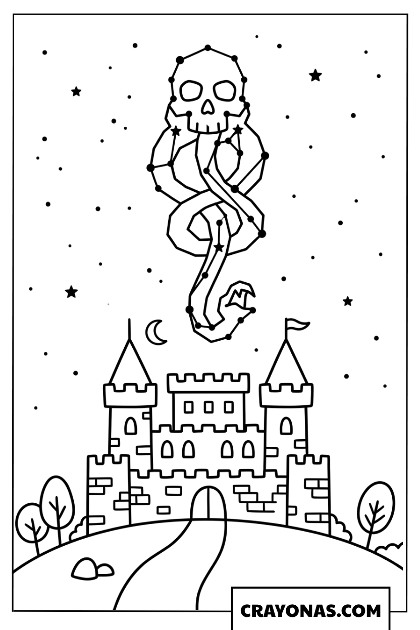 The Dark Mark Coloring Pages