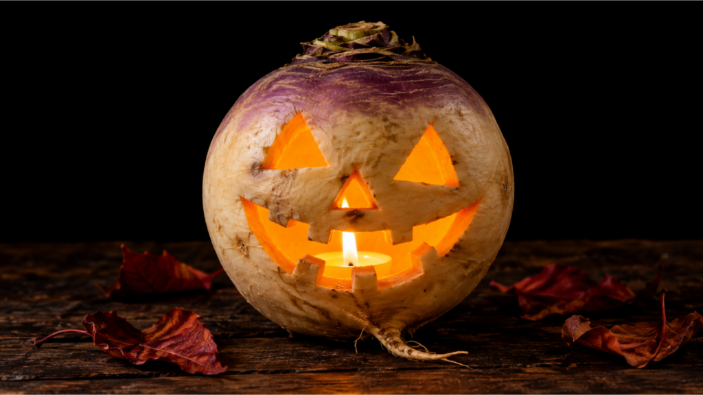 Traditional Carved Turnip Lantern