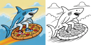 Tralalero Tralala Coloring Pages ft - 17