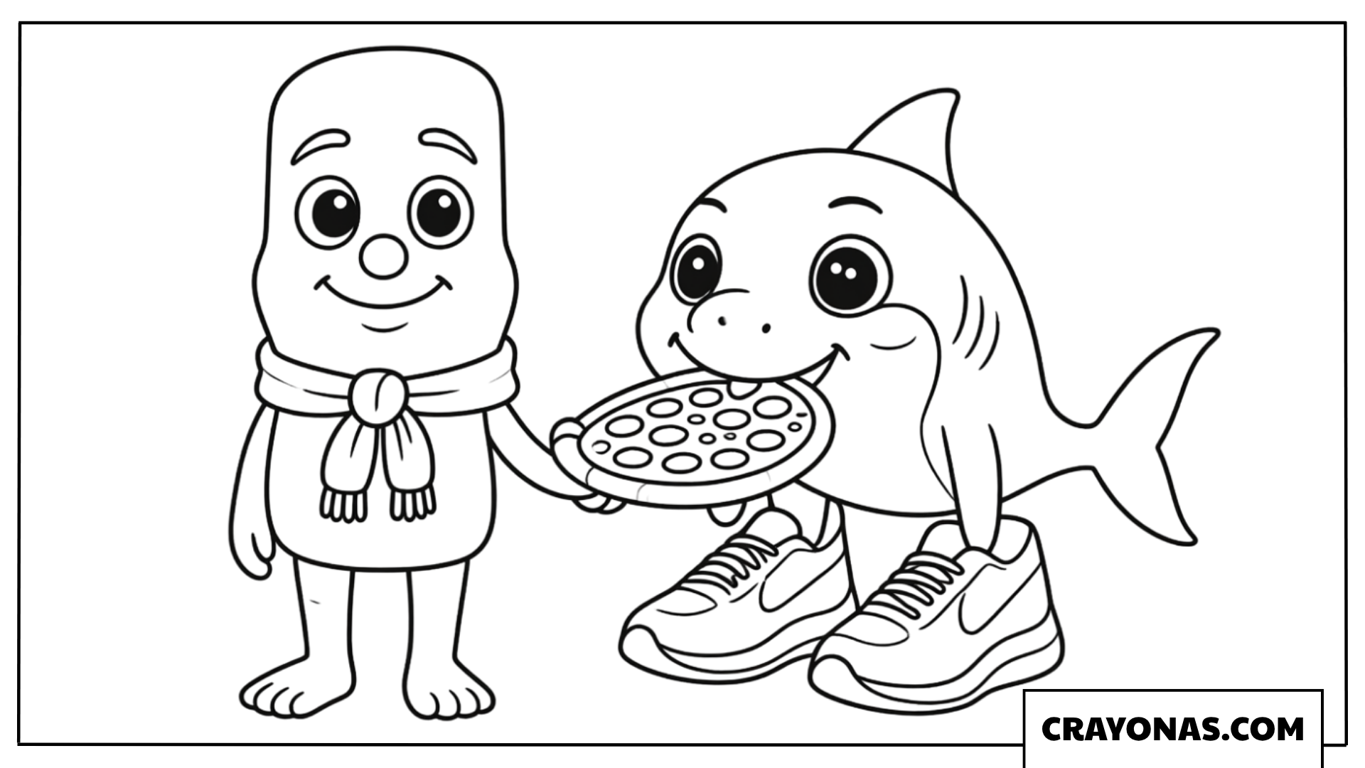 Tralalero Tralala Eating Pizza
