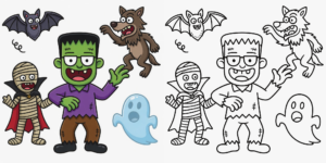 ft - halloween coloring pages Ft