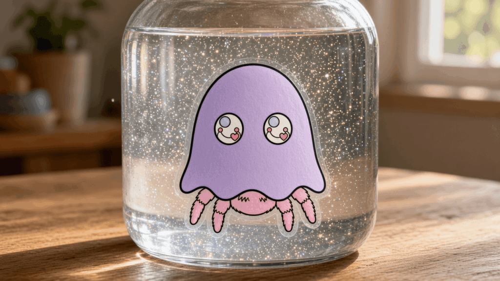 Sparkling Halloween Water Globes from Your Coloring Pages