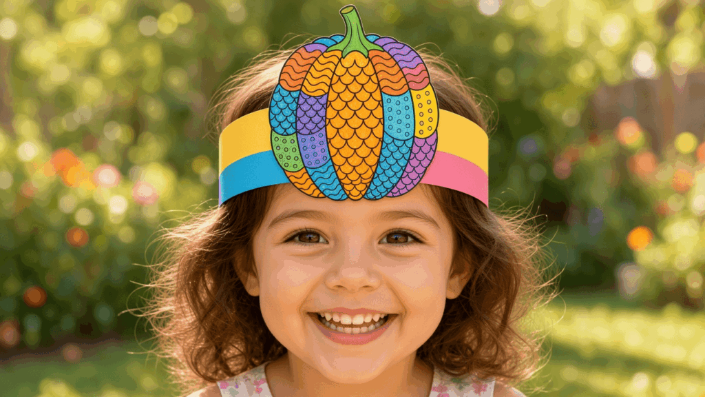 Wearable Halloween Headbands from Your Coloring Pages