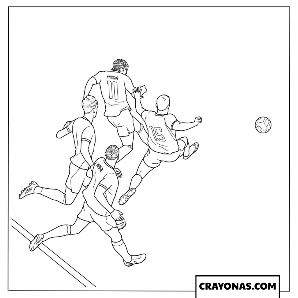Anthony Elanga Goal for Sweden Coloring Page