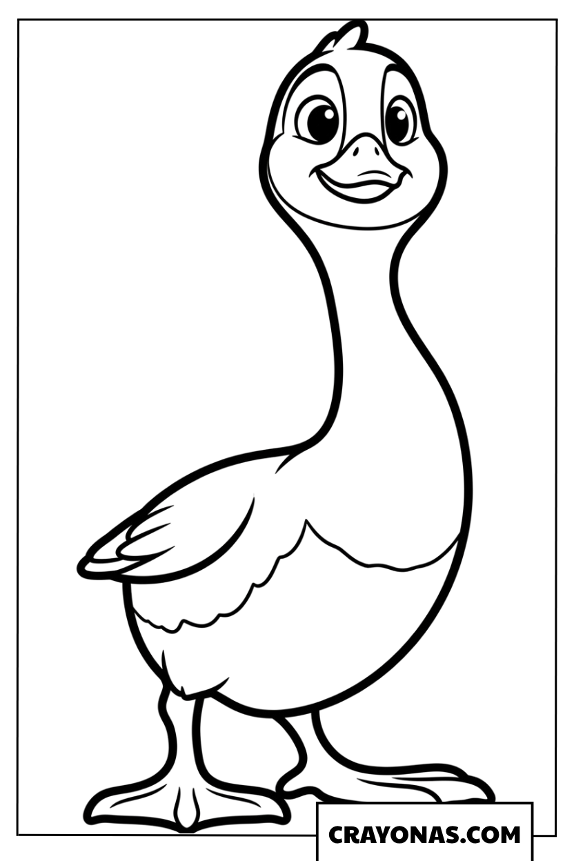 Brightbill Goose Coloring Page