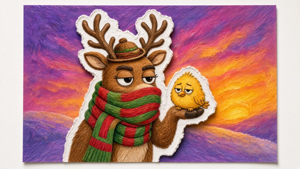 Creative Mosaic Art Rescued from Your Reindeer Christmas Coloring Pages