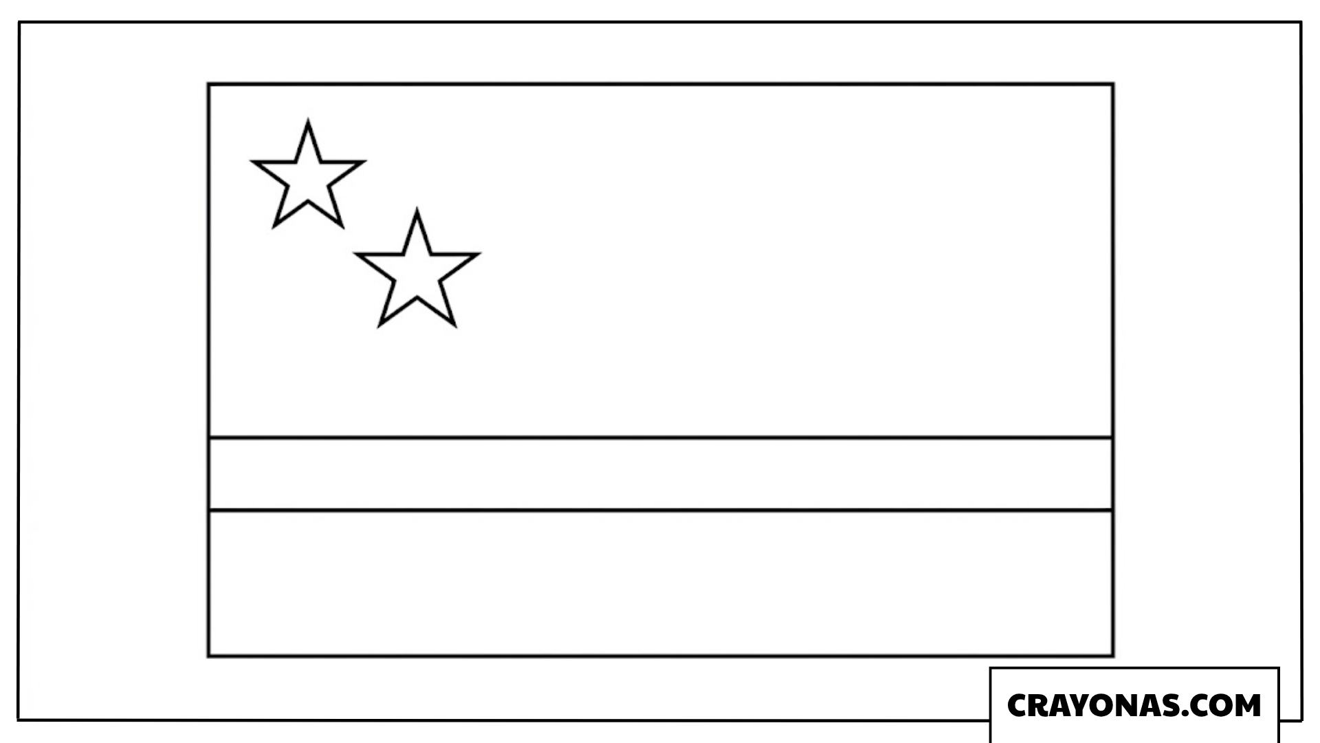 Curacao Flag Coloring Page