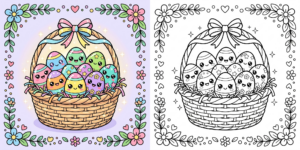 Cute Easter Coloring Pages ft - Cute Easter Coloring Pages ft
