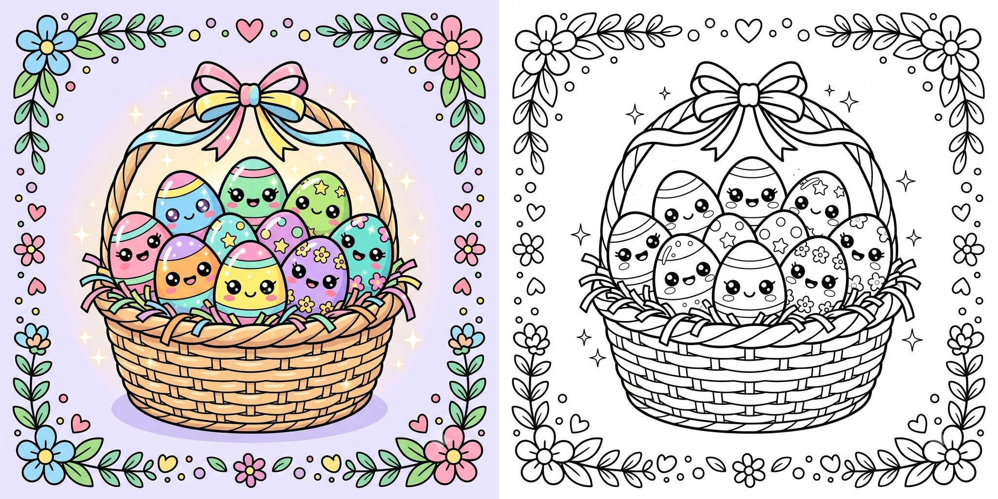 Cute Easter Coloring Pages ft - Cute Easter Coloring Pages ft