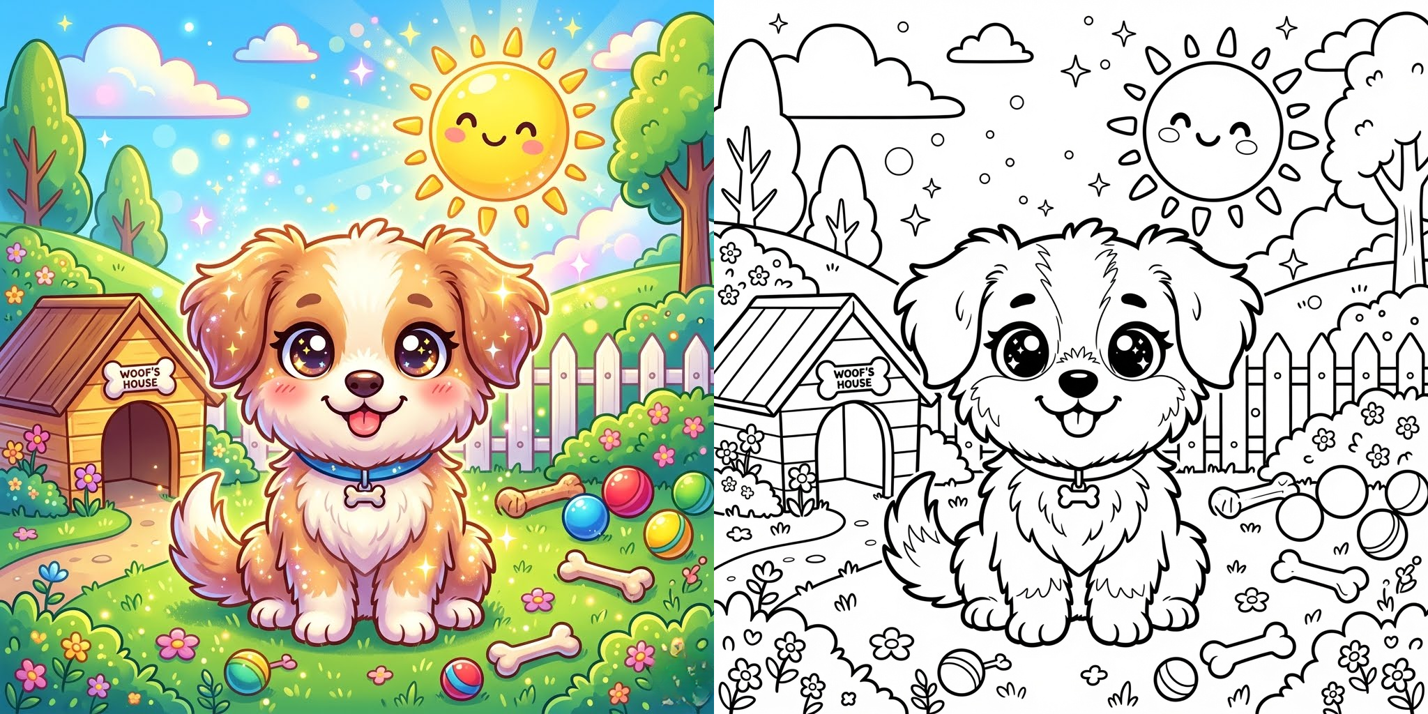 Dog Coloring Pages ft - 14