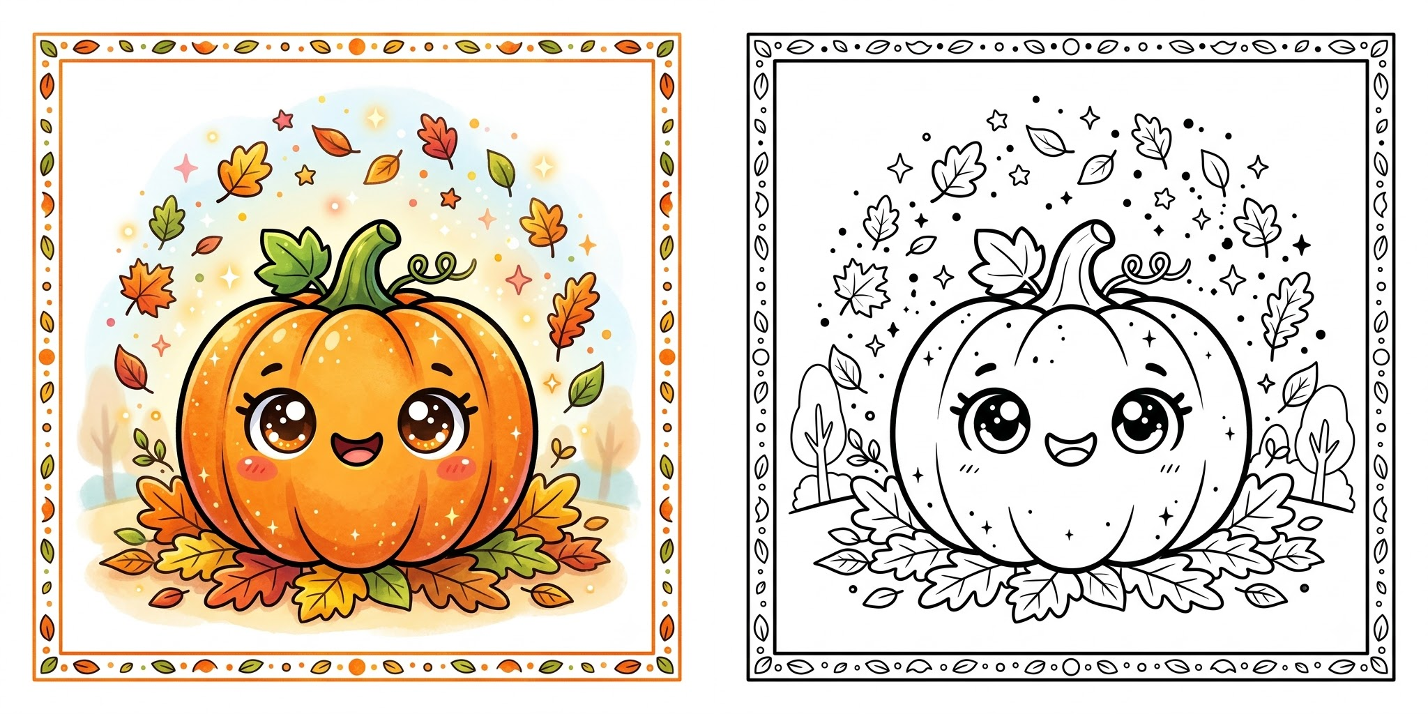 Fall Coloring Pages ft - 2