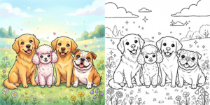 Famous Dog Breeds Coloring Pages ft - 14