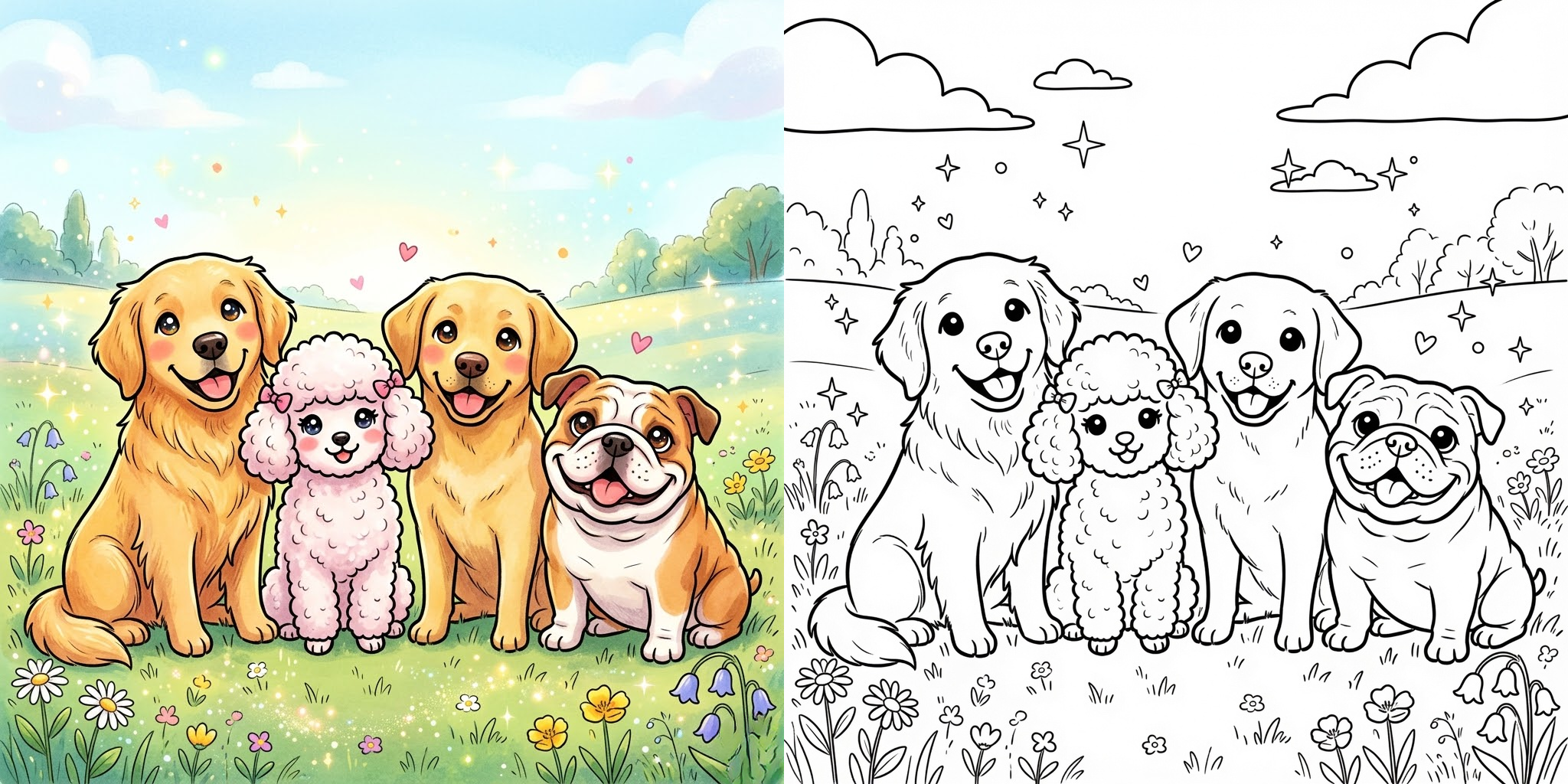 Famous Dog Breeds Coloring Pages ft - 14