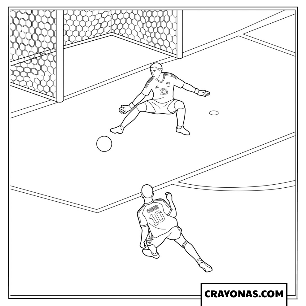 Farès Chaïbi VAR Offside Coloring Page