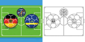 Germany vs Curacao World Cup 2026 Coloring Pages ft - Germany vs Curacao World Cup 2026 Coloring Pages ft
