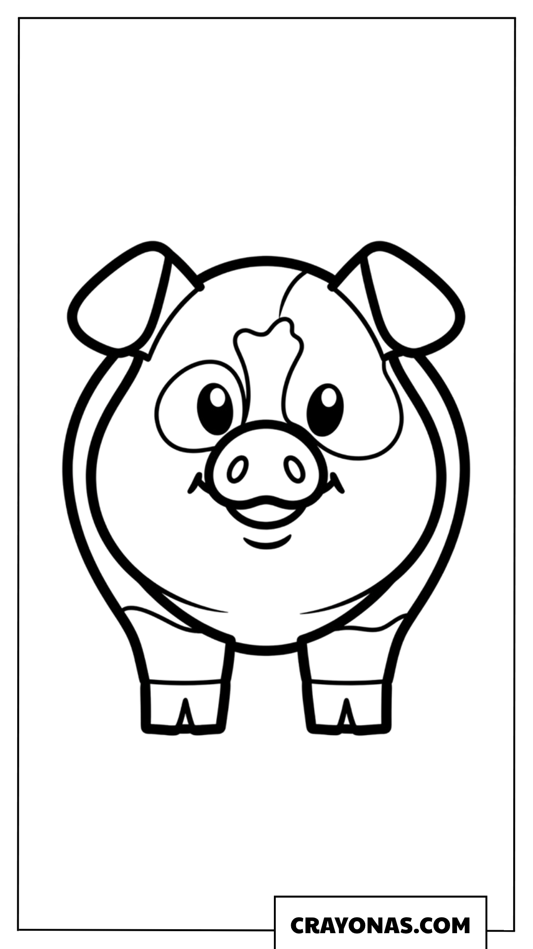 Hamm the Pig Coloring Page