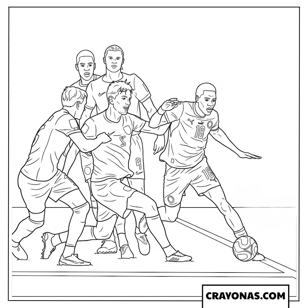 Ismaila Sarr Dribbling Breakaway Coloring Page