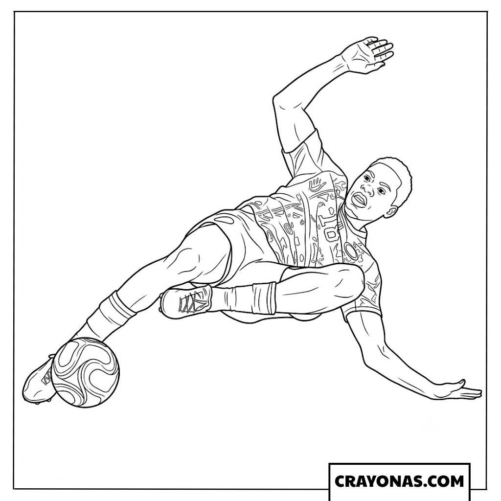 Ismaila Sarr Goal Celebration Norway vs Senegal Coloring Page