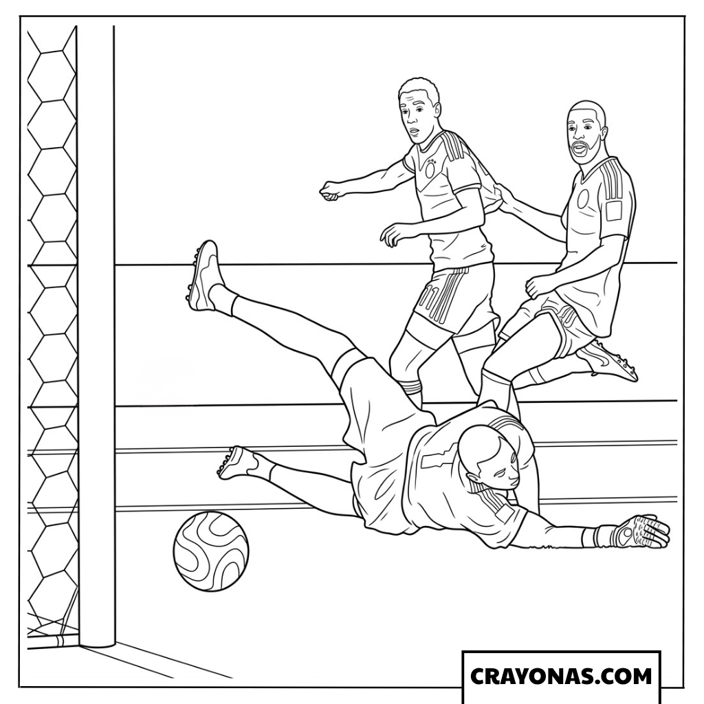 Jamal Musiala Elegant Goal Coloring Page