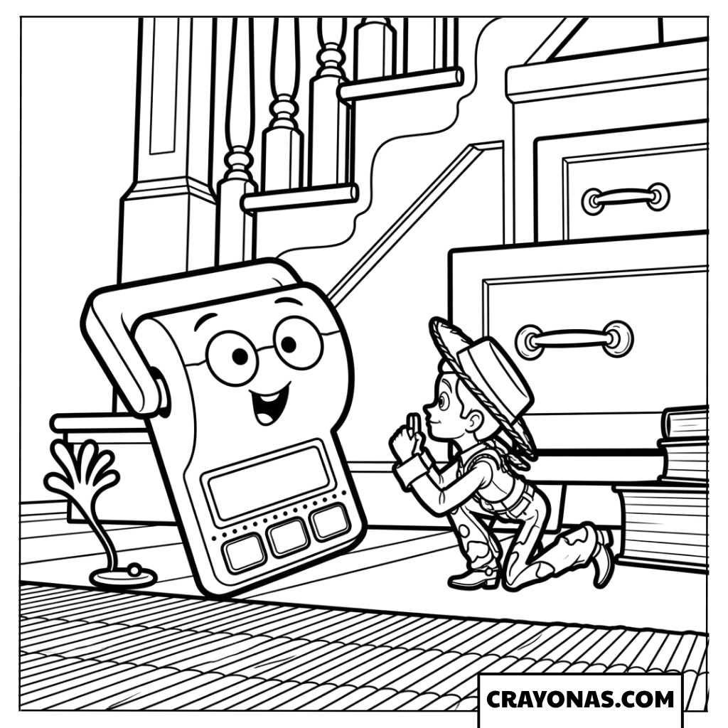 Jessie and Smarty Pants Coloring Page
