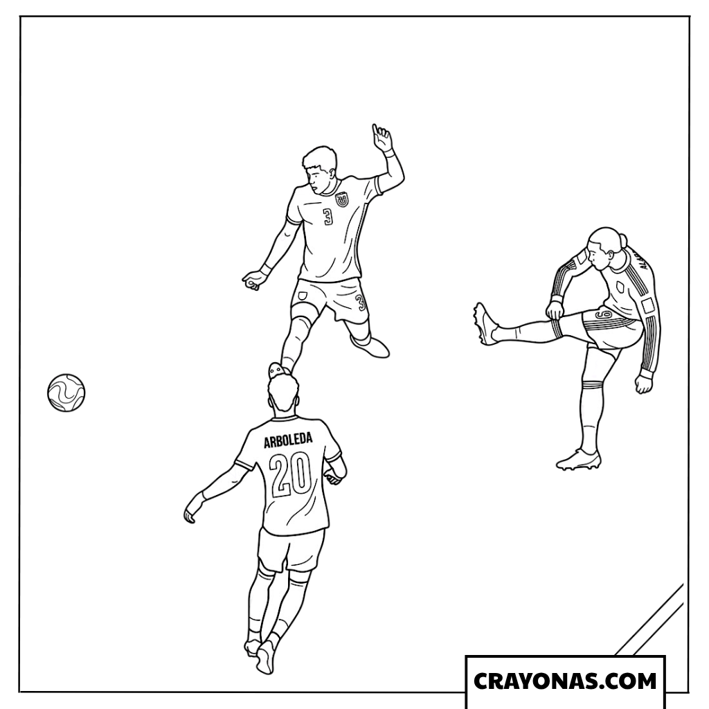 Leroy Sane Opening Goal vs Ecuador Coloring Page