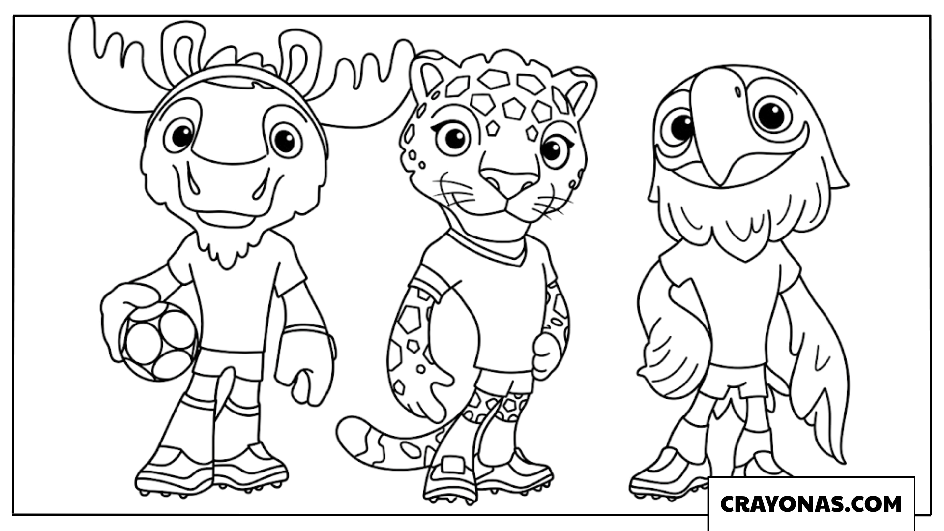 Maple Zayu and Clutch Together Coloring Page
