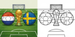 Netherlands vs Sweden World Cup 2026 Coloring Pages ft - Netherlands vs Sweden World Cup 2026 Coloring Pages ft