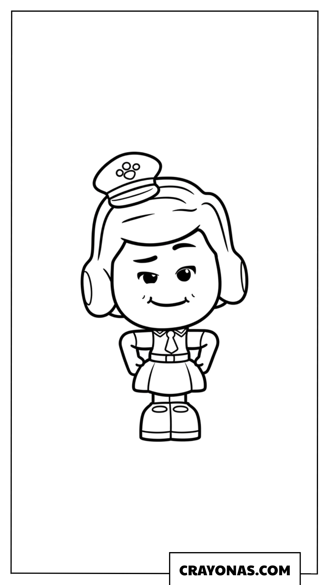 New Toy Story 5 Girl Character Coloring Page