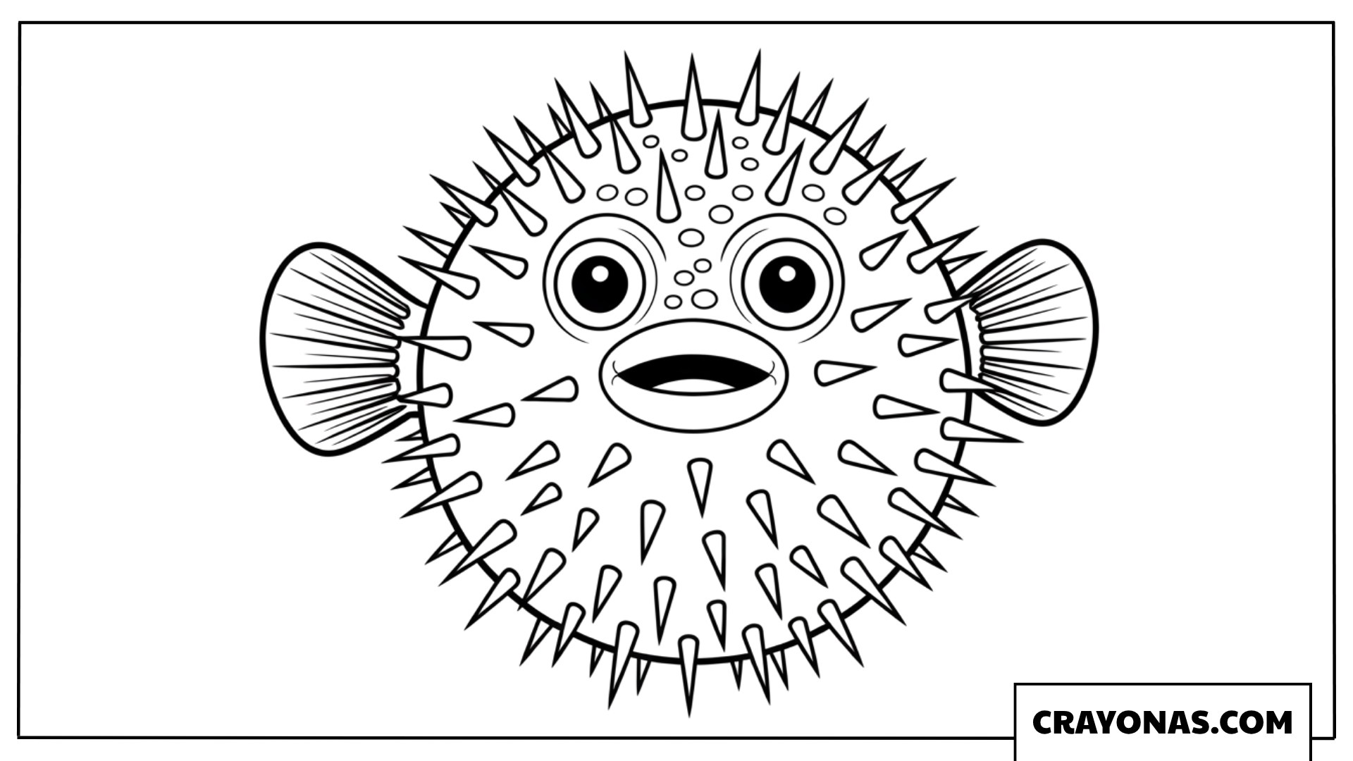 Pufferfish Coloring Page