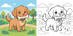 Puppy Coloring Pages ft - 2