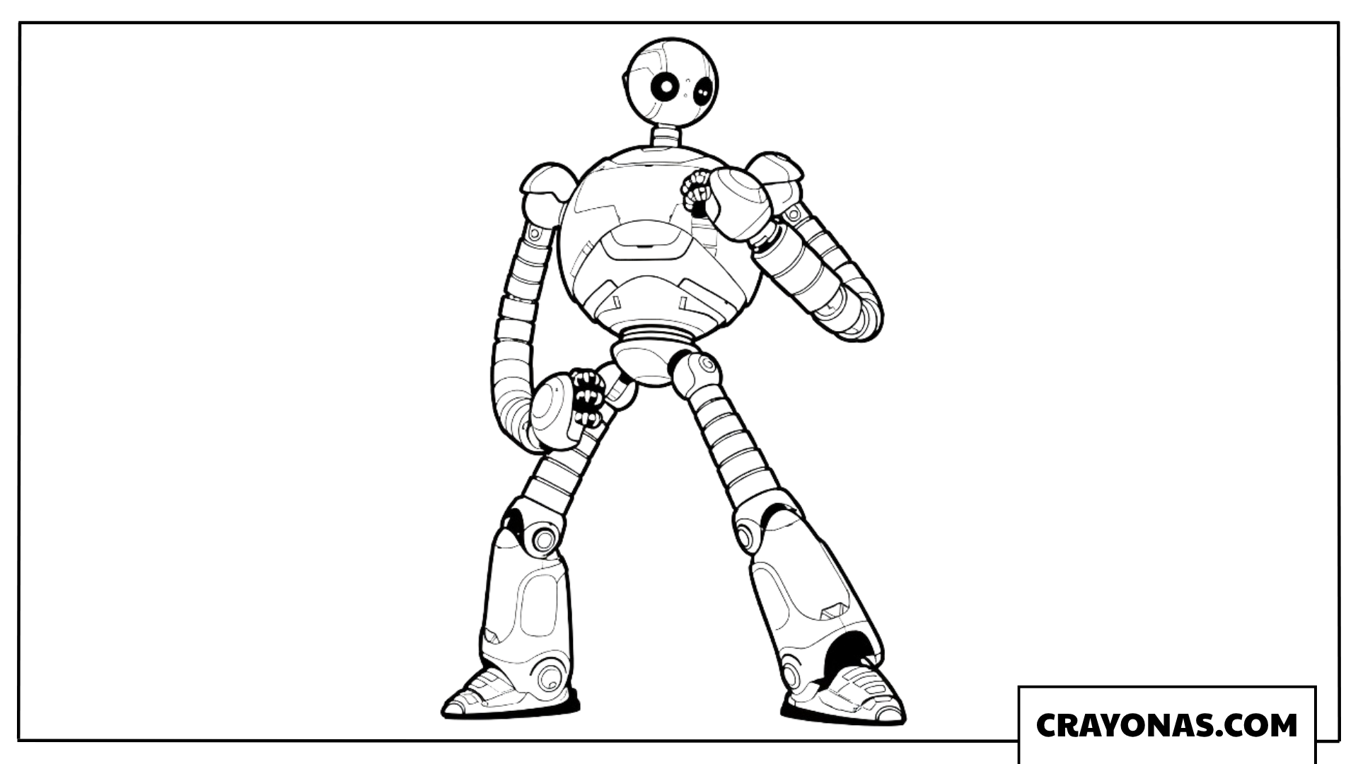Roz Action Pose Coloring Page