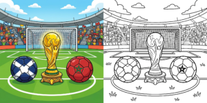 Scotland vs Morocco World Cup 2026 Coloring Pages ft - 20