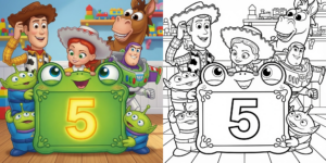 Toy Story 5 Coloring Pages ft - 2