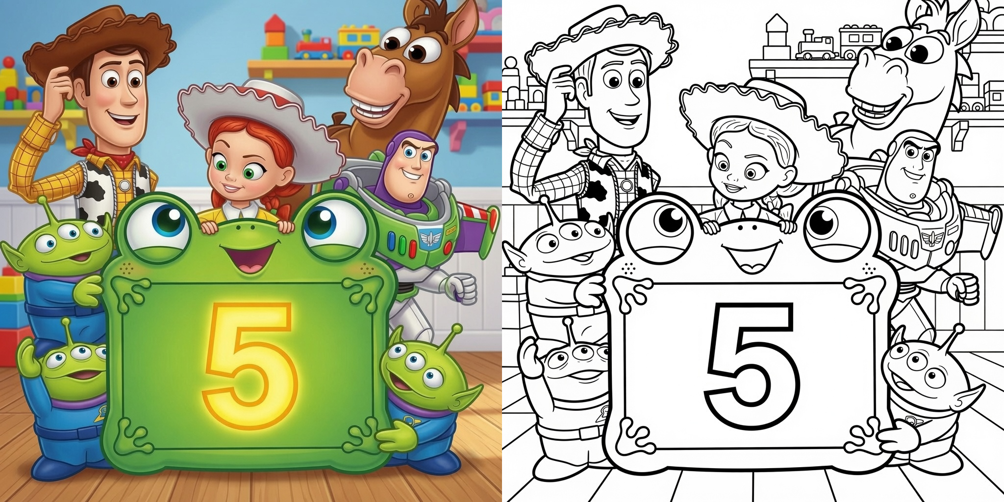 Toy Story 5 Coloring Pages ft - 2